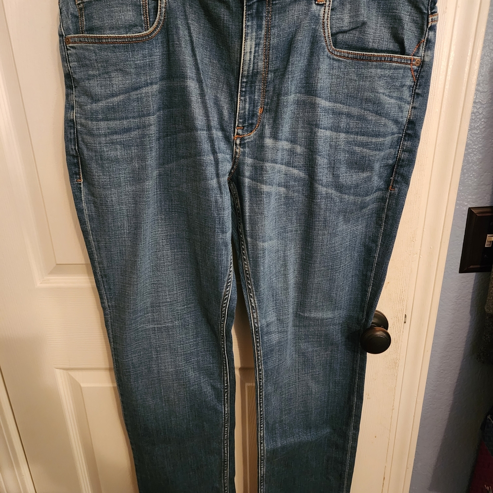 Tommy Bahama Blue Relaxed Jeans with Natural Fading